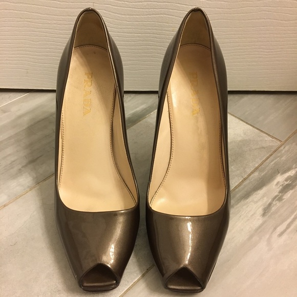 Prada peep toe heels - Picture 3 of 8
